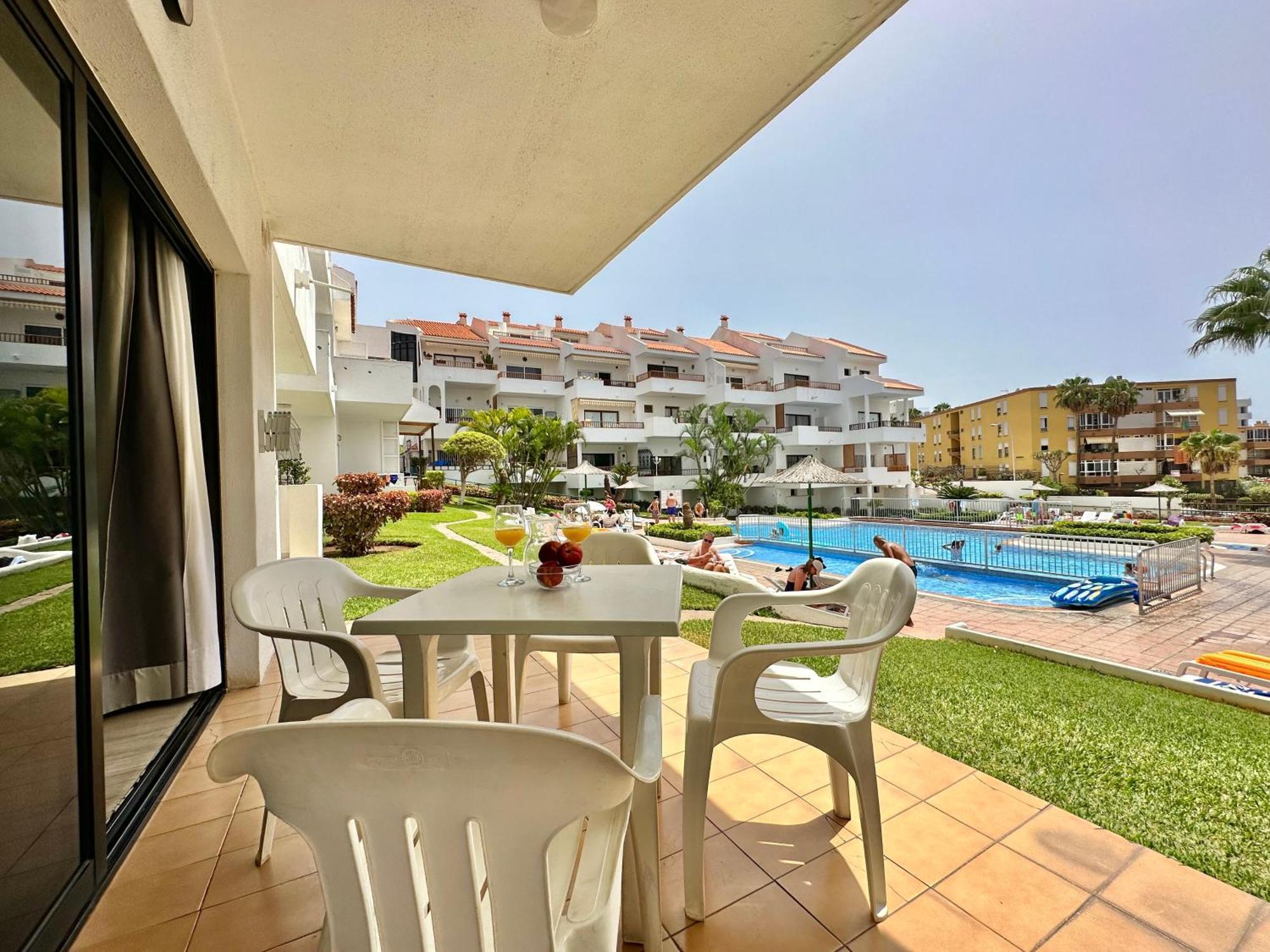 Pool Views Terrace Apartment Los Cristianos  Luaran gambar